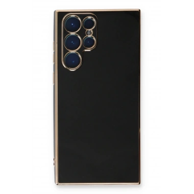 Mey İthalat®  Samsung Galaxy S22 Ultra Kılıf Volet Silikon - Siyah
