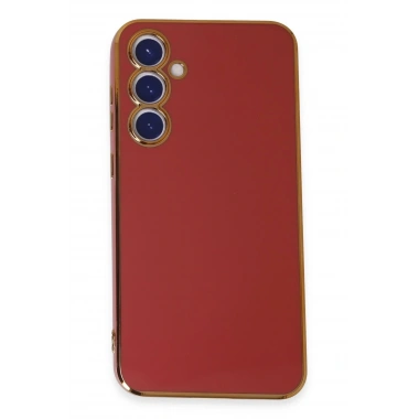 Mey İthalat®  Samsung Galaxy S23 FE Kılıf Volet Silikon - Kırmızı