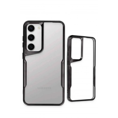 Mey İthalat®  Samsung Galaxy S23 Kılıf Boyi Silikon Kapak - Siyah