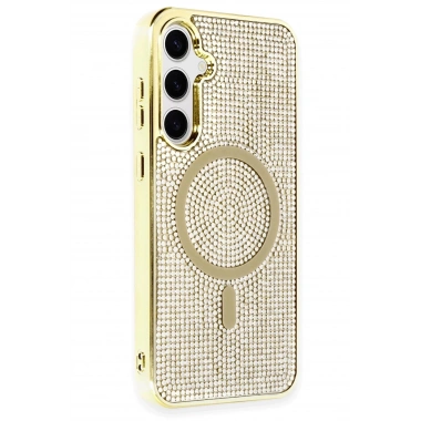 Mey İthalat®  Samsung Galaxy S23 Kılıf Helen Magsafe Kapak - Gold