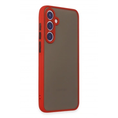 Mey İthalat®  Samsung Galaxy S23 Kılıf Montreal Silikon Kapak - Kırmızı