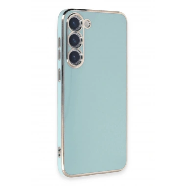 Mey İthalat®  Samsung Galaxy S23 Kılıf Volet Silikon - Açık Yeşil
