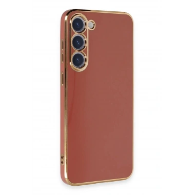 Mey İthalat®  Samsung Galaxy S23 Kılıf Volet Silikon - Kırmızı