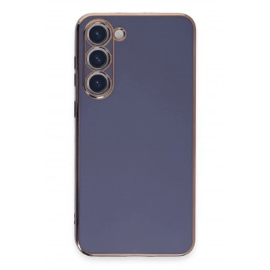 Mey İthalat®  Samsung Galaxy S23 Kılıf Volet Silikon - Mavi