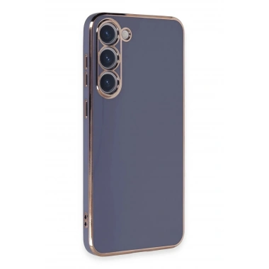 Mey İthalat®  Samsung Galaxy S23 Kılıf Volet Silikon - Mavi