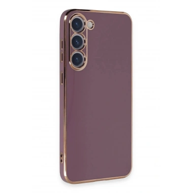 Mey İthalat®  Samsung Galaxy S23 Kılıf Volet Silikon - Mor