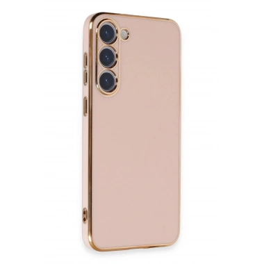 Mey İthalat®  Samsung Galaxy S23 Kılıf Volet Silikon - Pembe