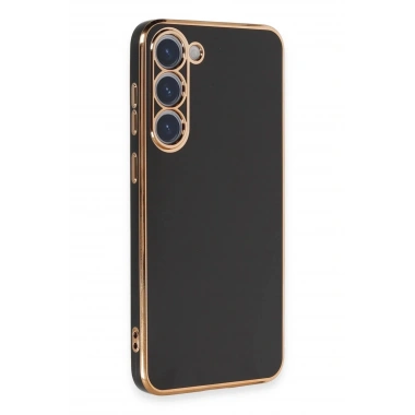 Mey İthalat®  Samsung Galaxy S23 Kılıf Volet Silikon - Siyah