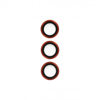 Mey İthalat® Samsung Galaxy S23 Metal Kamera Lens - Kırmızı