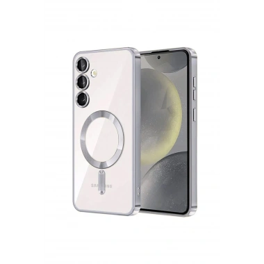 Mey İthalat®  Samsung Galaxy S23 Plus Kılıf Kross Magneticsafe Kapak - Gümüş
