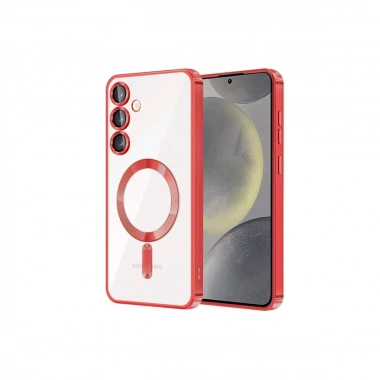 Mey İthalat®  Samsung Galaxy S23 Plus Kılıf Kross Magneticsafe Kapak - Kırmızı