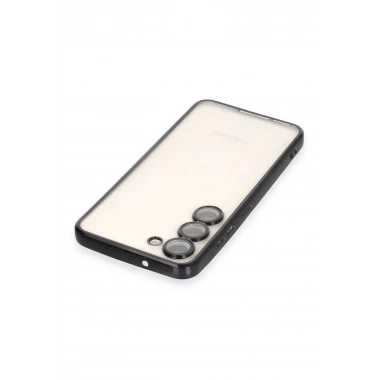 Mey İthalat®  Samsung Galaxy S23 Plus Kılıf  Lensli Silikon - Siyah