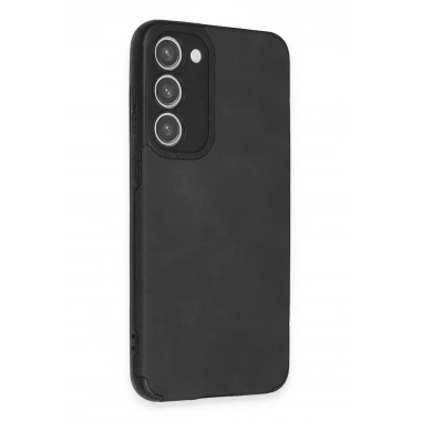 Mey İthalat® Samsung Galaxy S23 Plus Kılıf Loop Deri Silikon - Siyah