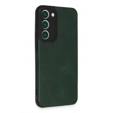 Mey İthalat®  Samsung Galaxy S23 Plus Kılıf Loop Deri Silikon - Yeşil