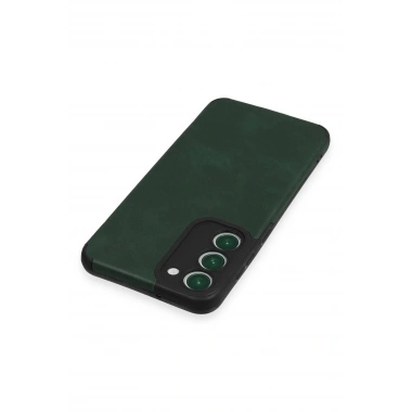 Mey İthalat®  Samsung Galaxy S23 Plus Kılıf Loop Deri Silikon - Yeşil
