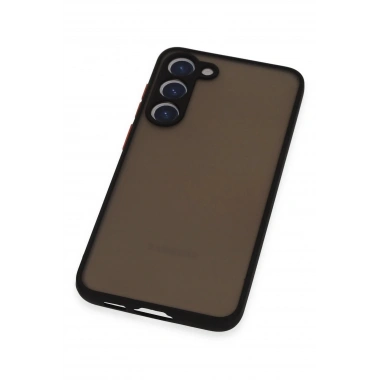Mey İthalat®  Samsung Galaxy S23 Plus Kılıf Montreal Silikon Kapak - Siyah