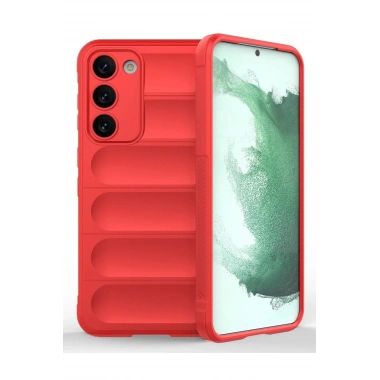 Mey İthalat®  Samsung Galaxy S23 Plus Kılıf Optimum Silikon - Kırmızı