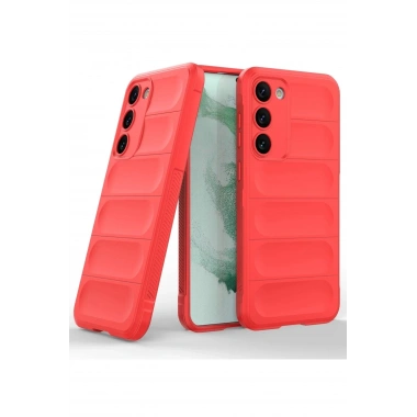 Mey İthalat®  Samsung Galaxy S23 Plus Kılıf Optimum Silikon - Kırmızı