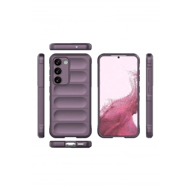 Mey İthalat®  Samsung Galaxy S23 Plus Kılıf Optimum Silikon - Mor