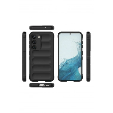 Mey İthalat®  Samsung Galaxy S23 Plus Kılıf Optimum Silikon - Siyah