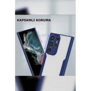 Mey İthalat®  Samsung Galaxy S23 Plus Kılıf Platin Silikon - Lila