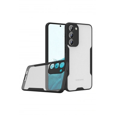 Mey İthalat®  Samsung Galaxy S23 Plus Kılıf Platin Silikon - Siyah