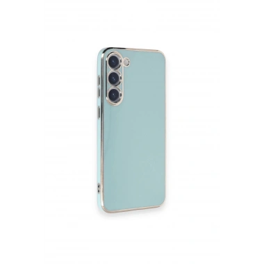 Mey İthalat®  Samsung Galaxy S23 Plus Kılıf Volet Silikon - Açık Yeşil