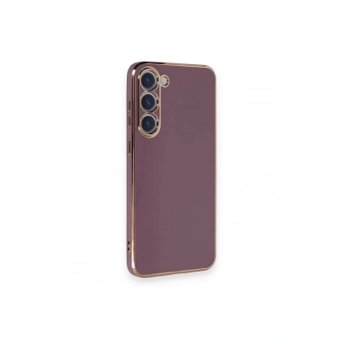 Mey İthalat®  Samsung Galaxy S23 Plus Kılıf Volet Silikon - Mor