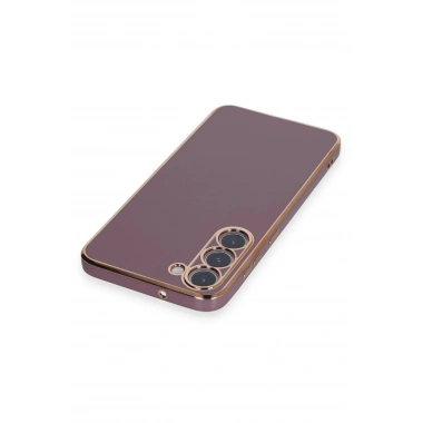 Mey İthalat®  Samsung Galaxy S23 Plus Kılıf Volet Silikon - Mor