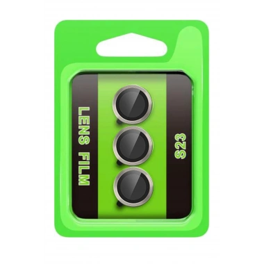 Mey İthalat® Samsung Galaxy S23 Raze Metal Kamera Lens - Gri