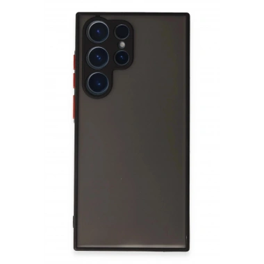 Mey İthalat®  Samsung Galaxy S23 Ultra Kılıf Montreal Silikon Kapak - Siyah