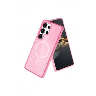 Mey İthalat® Samsung Galaxy S23 Ultra Kılıf Star Magsafe Kapak - Pembe