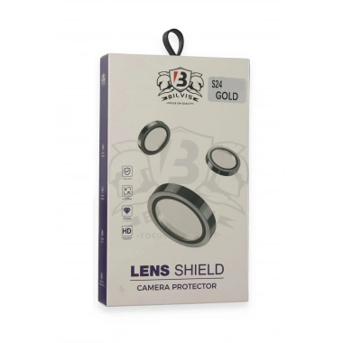 Mey İthalat®  Samsung Galaxy S24 Bilvis Titan Kamera Lens - Gold