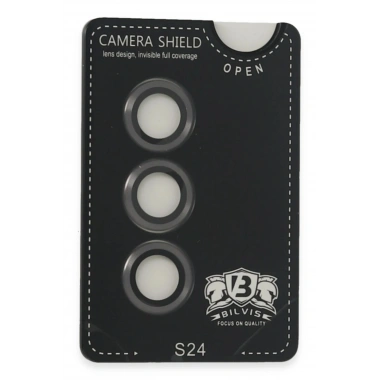 Mey İthalat®  Samsung Galaxy S24 Bilvis Titan Kamera Lens - Titan Gri