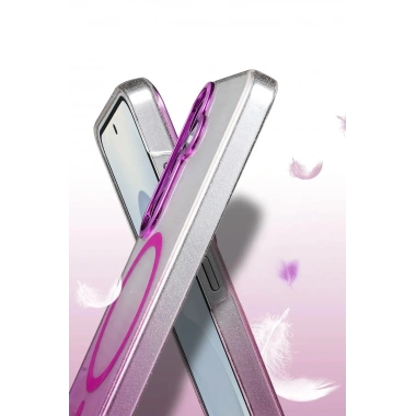 Mey İthalat®  Samsung Galaxy S24 FE Glossy Magsafe Kapak - Mor