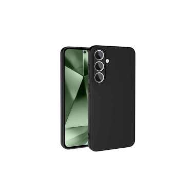 Mey İthalat®  Samsung Galaxy S24 FE Kılıf Nano içi Kadife Silikon - Siyah