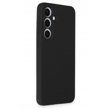 Mey İthalat®  Samsung Galaxy S24 FE Kılıf Nano içi Kadife Silikon - Siyah