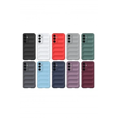 Mey İthalat®  Samsung Galaxy S24 FE Kılıf Optimum Silikon - Kırmızı