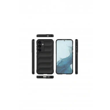 Mey İthalat®  Samsung Galaxy S24 FE Kılıf Optimum Silikon - Siyah
