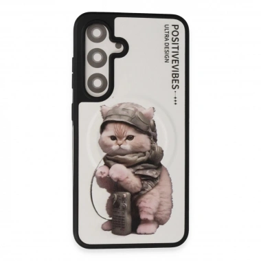 Mey İthalat® Samsung Galaxy S24 Fun Magsafe Kapak - Beyaz