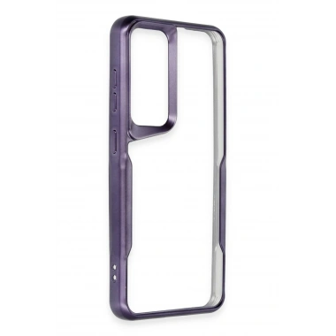 Mey İthalat®  Samsung Galaxy S24 Kılıf Boyi Silikon Kapak - Derin Mor