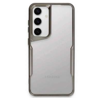 Mey İthalat®  Samsung Galaxy S24 Kılıf Boyi Silikon Kapak - Titan Gri