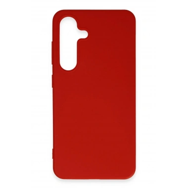 Mey İthalat®  Samsung Galaxy S24 Kılıf First Silikon - Kırmızı