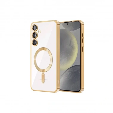 Mey İthalat®  Samsung Galaxy S24 Kılıf Kross Magneticsafe Kapak - Gold