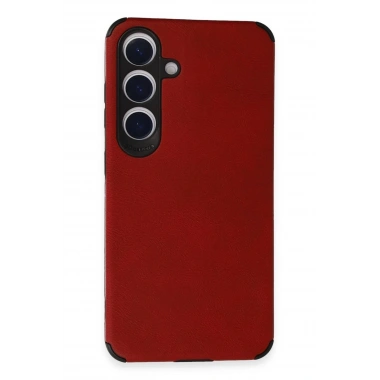 Mey İthalat® Samsung Galaxy S24 Kılıf Loop Deri Silikon - Kırmızı