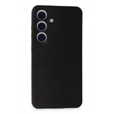 Mey İthalat® Samsung Galaxy S24 Kılıf Loop Deri Silikon - Siyah