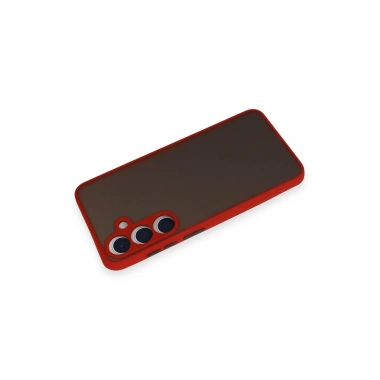 Mey İthalat®  Samsung Galaxy S24 Kılıf Montreal Silikon Kapak - Kırmızı