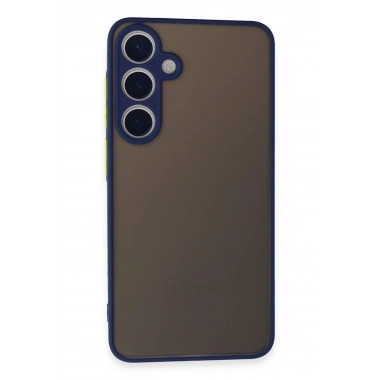 Mey İthalat®  Samsung Galaxy S24 Kılıf Montreal Silikon Kapak - Lacivert