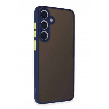 Mey İthalat®  Samsung Galaxy S24 Kılıf Montreal Silikon Kapak - Lacivert