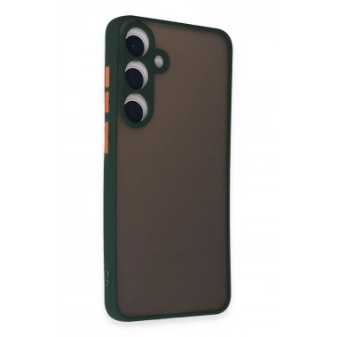 Mey İthalat®  Samsung Galaxy S24 Kılıf Montreal Silikon Kapak - Yeşil